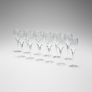 Maxim's de Paris, wine glasses, set of twelve
