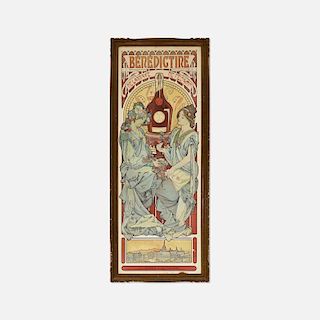 Alphonse Mucha, Benedictine poster from Maxim's, Chicago