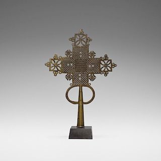 Ethiopian, Coptic processional cross