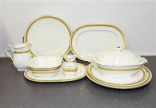 * A Collection of Villeroy & Boch Porcelain Serving Articles Diameter of largest 15 inches.