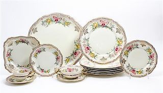 * A Rosenthal Partial Dinnerware Service Diameter of dinner plates 10 1/2 inches.