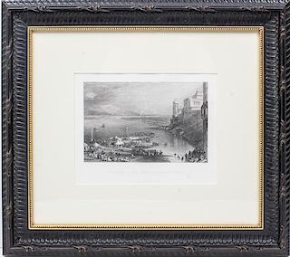 * A Group of Five Engravings Largest 6 3/4 x 10 1/4 inches.