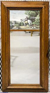 An American Mirror Height 39 1/2 x width 20 inches.