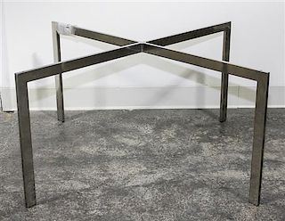 Ludwig Mies Van Der Rohe (German, 1886-1969), , Barcelona X-form low table base
