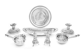 A Group of Silver Articles A Collection of American Silver Table Articles, various makers, comprising a pair of Revere Silver