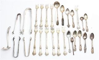 A Collection of Silver Flatware Articles, various makers, comprising 11 cocktail forks marked Alvin Mfg. Co., Providence, RI,