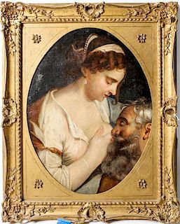 * Artist Unknown, (19th century), Cimon and Pero (Roman Charity)
