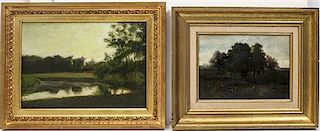 * Artist Unknown, (19th/20th century), Forest Scenes (two works)