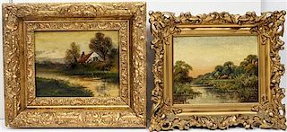 * Edwin Cole, (British, b. 1868), River Scenes (two works)