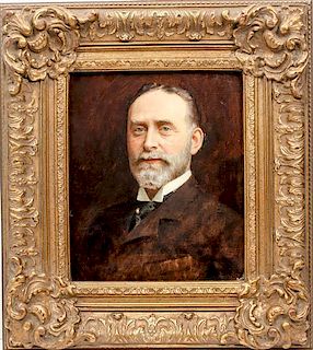 * Douglas Volk, (American, 1856-1935), Portrait of a Man, 1903