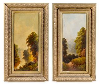 * Artist Unknown, (19th century), Forest Landscapes (two works)