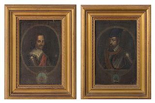 Continental School, (17th century), Portrait of Ferdinand II and Ferdinand III (two works)