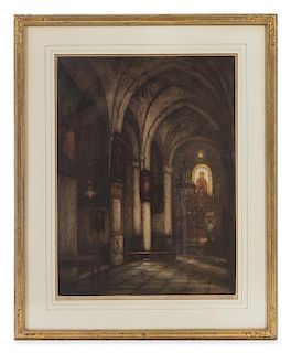 Artist Unknown, (20th century), Church Interior