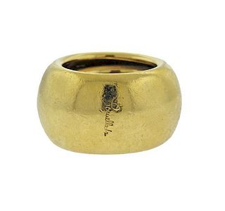 Pomellato 18K Gold Dome Band Ring