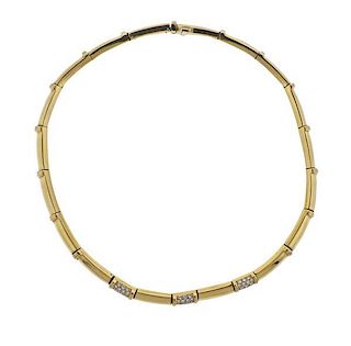 Chaumet 18K Gold Diamond Necklace