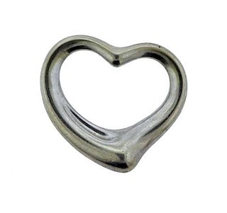 Tiffany &amp; Co. Peretti Sterling Silver Open Heart Pendant