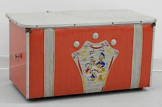 C.1950 Walt Disney Productions Donald Duck Toy Box