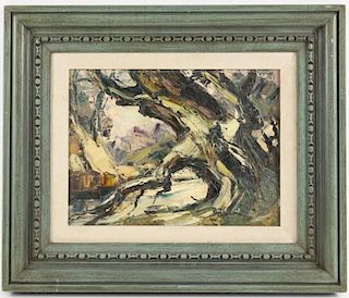 20th Century American Oil Painting, "Oakhurst"