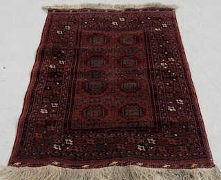 Middle Eastern Afghani Wool Carpet Rug Runner