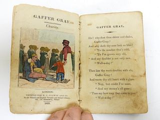 C.1823 Gaffer Gray Hand Colored Chapbook