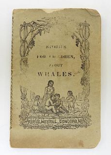 19C Rufus Merrill Children Whales Stories Chapbook