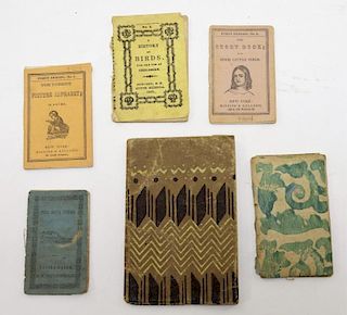 6PC 19C. American Children's Chapbook Collection