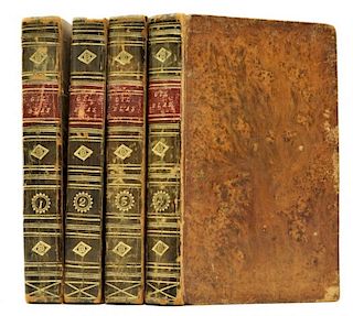 Group C.1814 Smollet Gil Blas Leather Bound Books