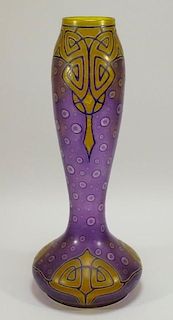 FINE Austrian Vienna Secession Art Glass Vase
