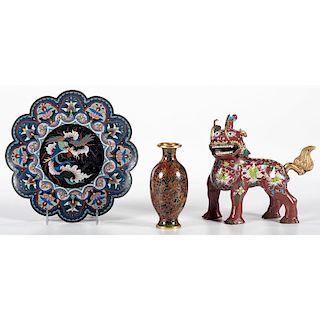 Chinese Cloisonné Items