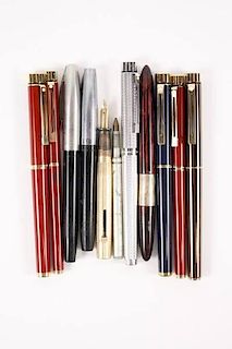 Collection of 10 Vintage Sheaffer Pens, 6 Targas