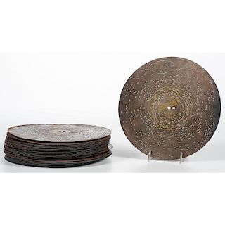 Group of 11.75-Inch Music Box Discs