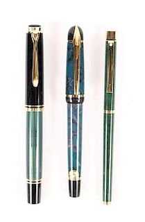 Group of 3 Pens (Waterman, Sheaffer, Pelikan)