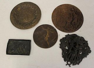 Grouping of Assorted Antique Bronzes.