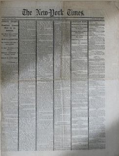Abraham Lincoln New York Times 15 April 1865