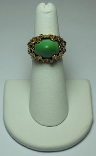 JEWELRY. J. Rossi 18kt Gold, Turquoise, and