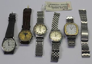 JEWELRY. Grouping of Men's Watches Inc. Omega.