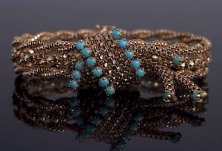Turquoise 18k Bracelet