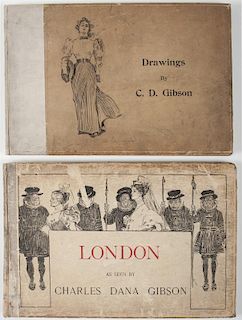 Charles Dana Gibson (1867-1944) Illustrated Books