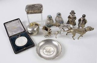 Eleven Silver Table Items
