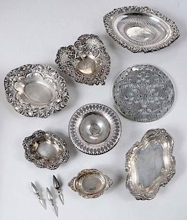 Forty-One Assorted Silver Table Items