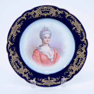 19/20th Century Sevres Portrait Plate