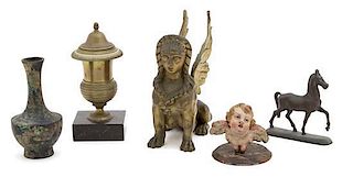 An Assembled Collection of Decorative Articles Height of largest 6 1/4 inches.