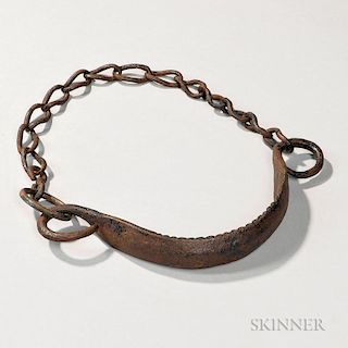 Adjustable Iron Slave Collar