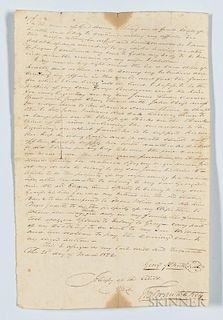 Will of George McNutt (1751-1823) Document