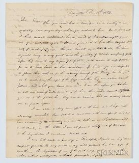 Letter from John Edwards to George W. William, Esq.