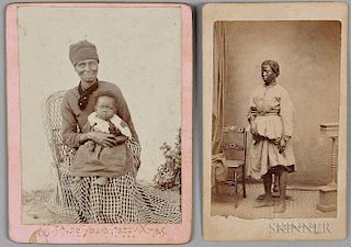 Two Photographs Depicting African American Women