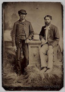 Tintype Depicting Two Freed Black Men