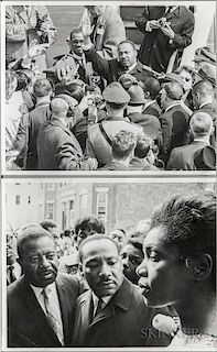 Two Associated Press Photographs of Dr. Martin Luther King, Jr.