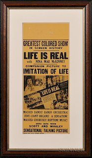 "Life is Real" Framed Movie Poster