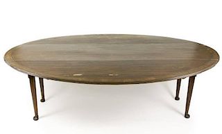 Stained Walnut Drop Leaf Wake Table